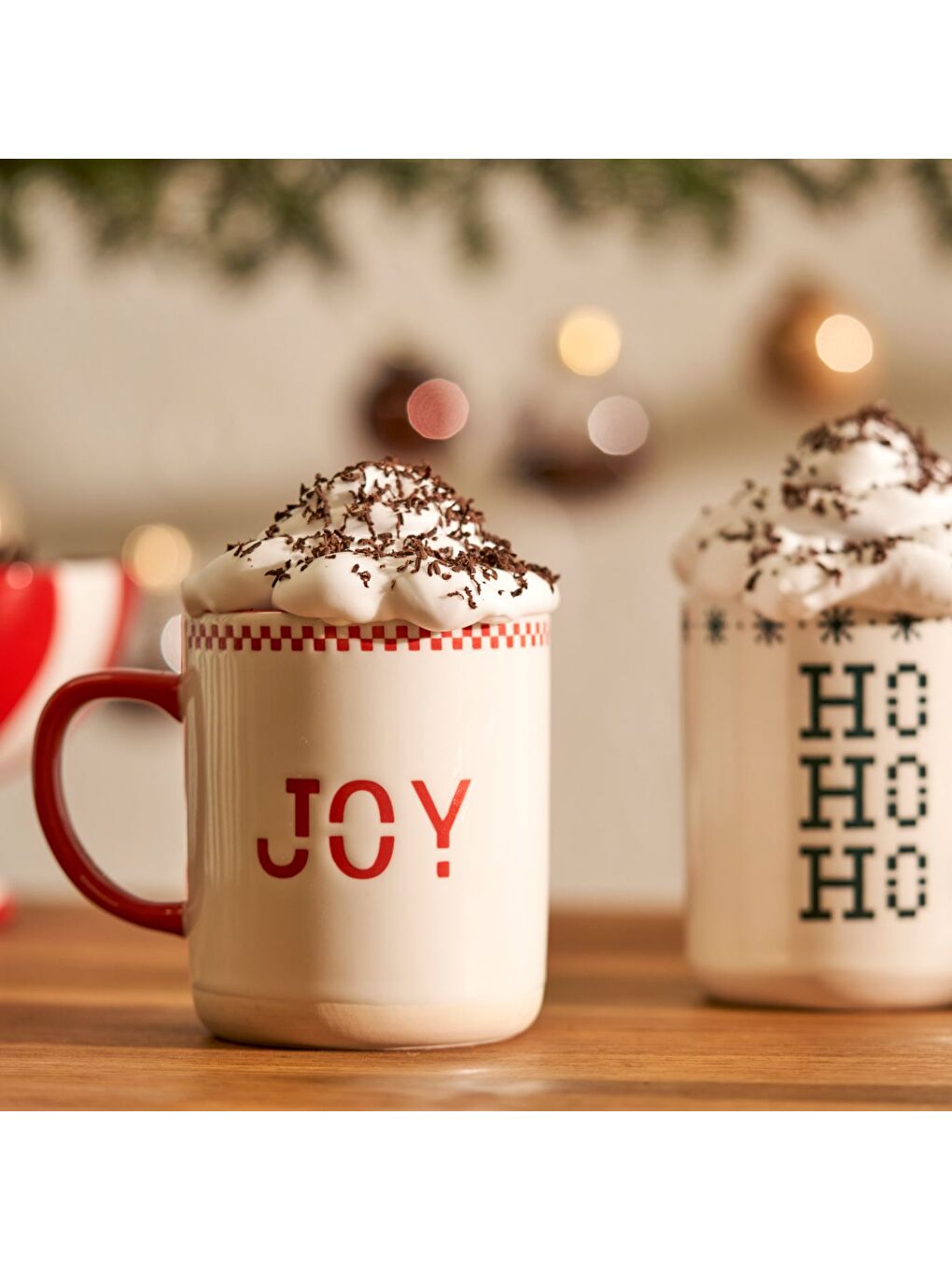 Joy Yılbaşı Stoneware Kupa Kırmızı (470 cc)-2