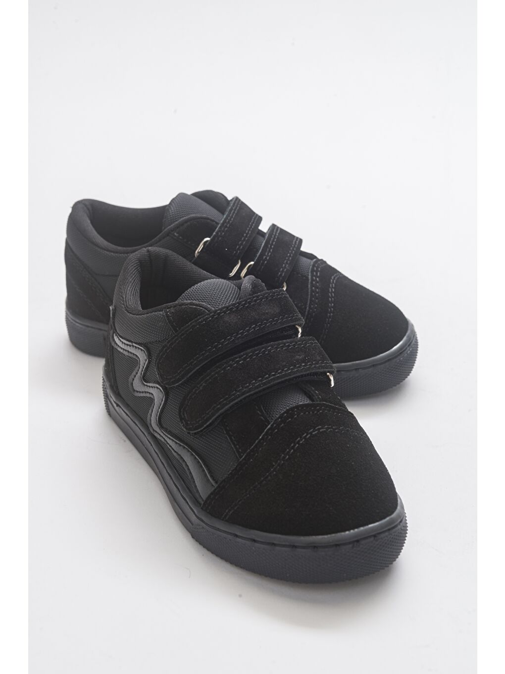 Erkek Çocuk Siyah Hakiki Deri Günlük Anatomik Ayakkabı-1