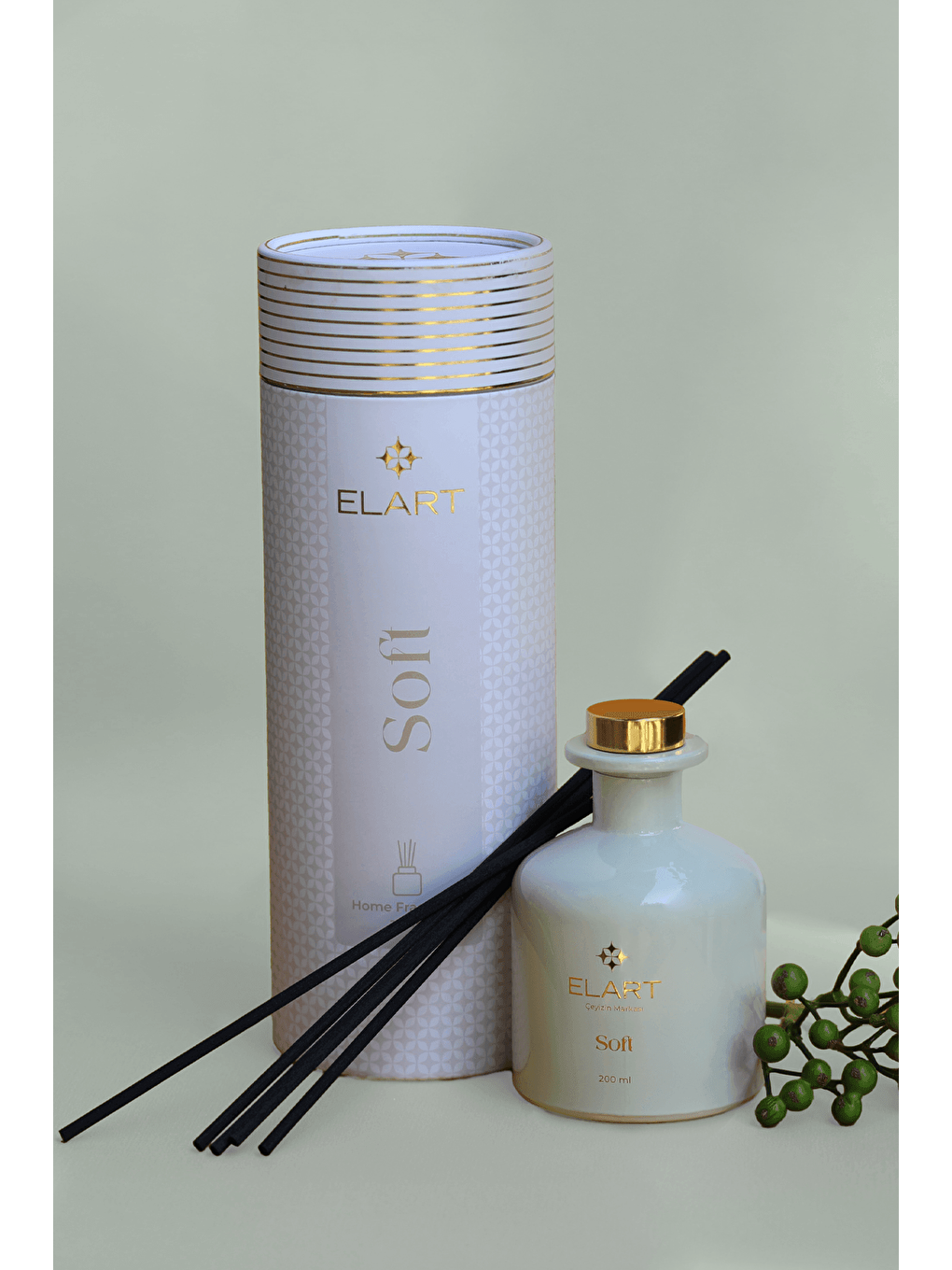 Renksiz Çubuklu Oda Kokusu Soft 200 ml-1