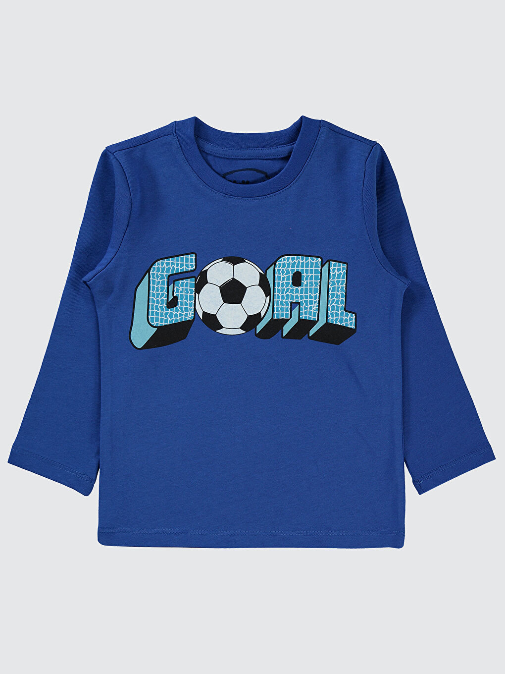 Boys Erkek Çocuk Sweatshirt 2-5 Yaş Saks Mavisi