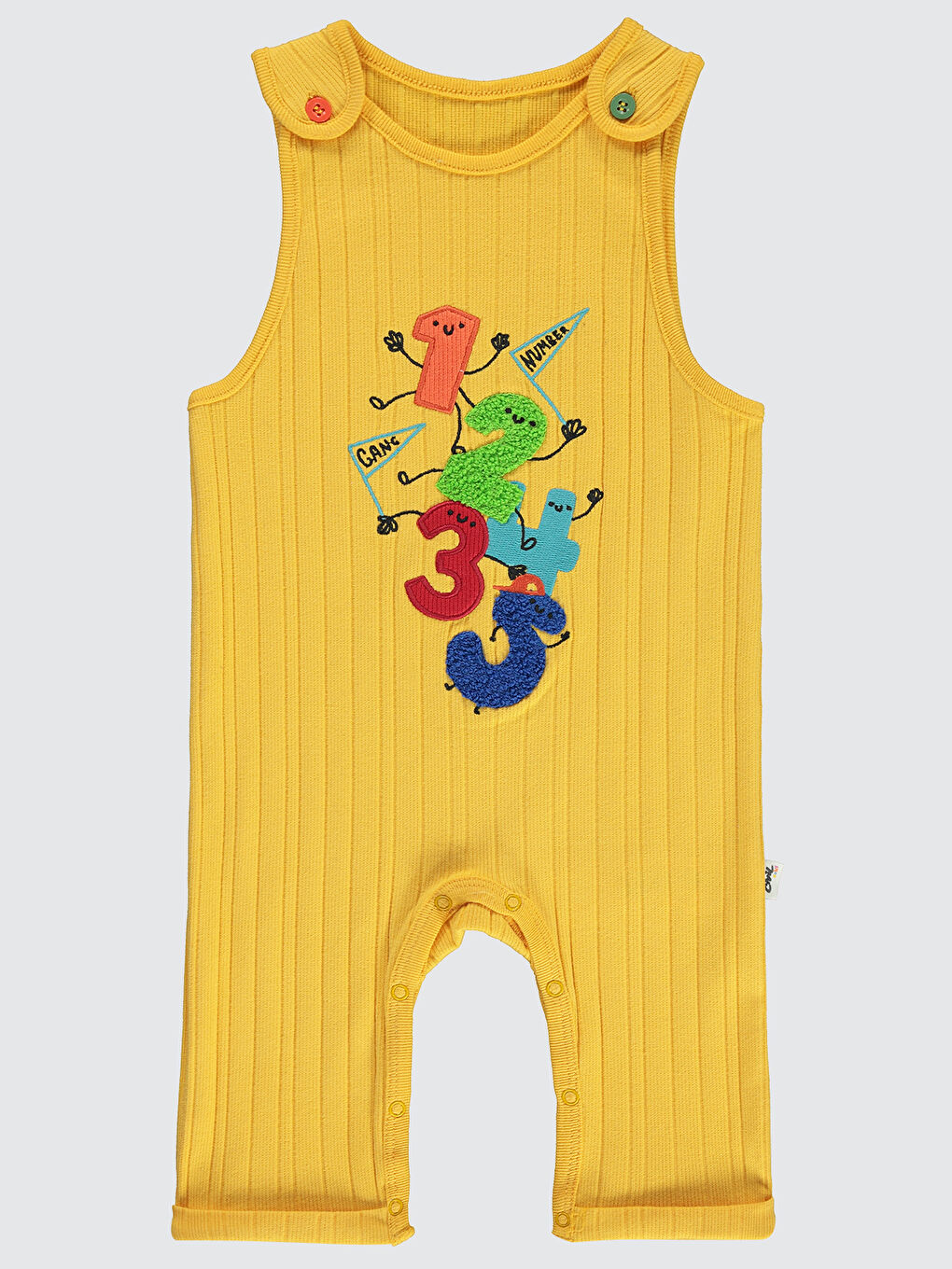 Baby Erkek Bebek Salopet 6-18 Ay Bal Sarısı