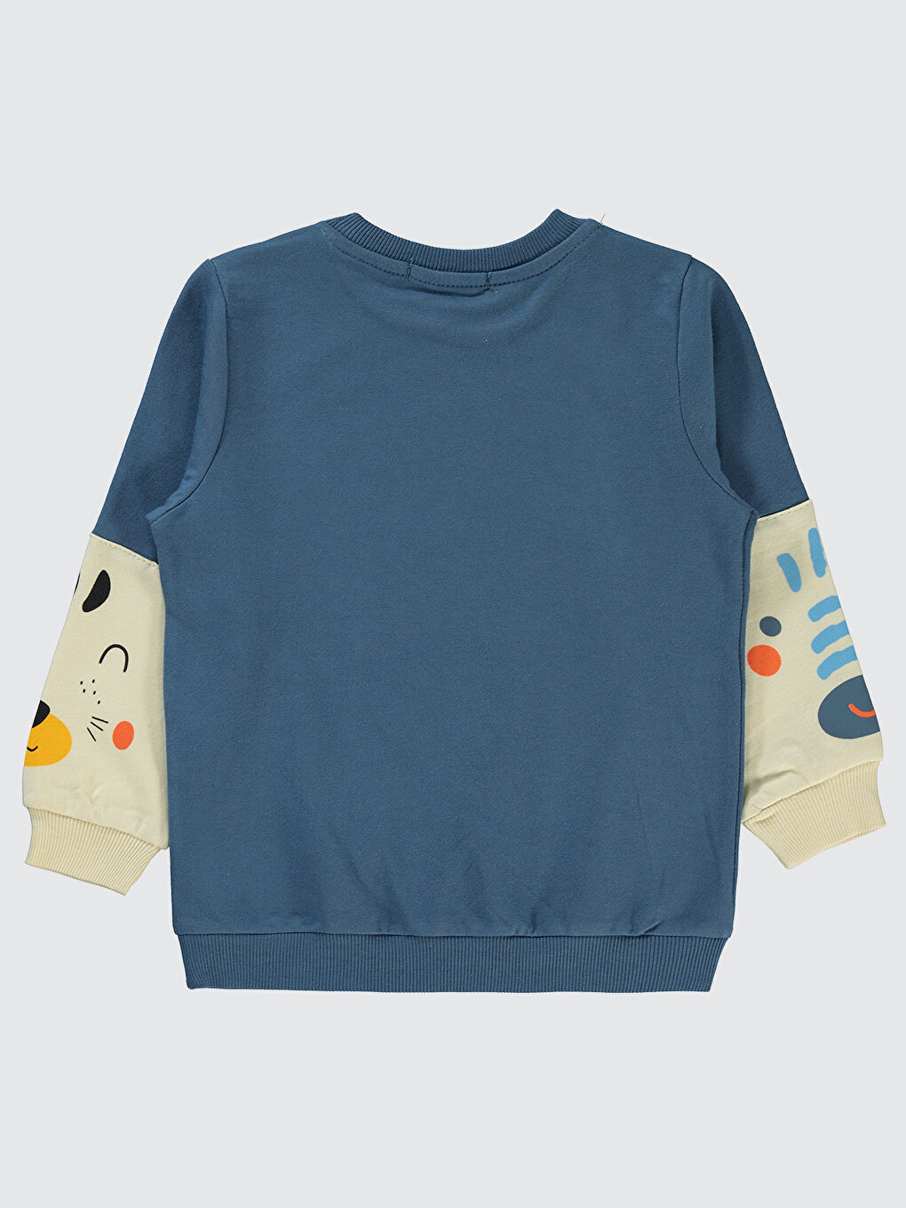 Boys Erkek Çocuk Sweatshirt 2-5 Yaş İndigo-1