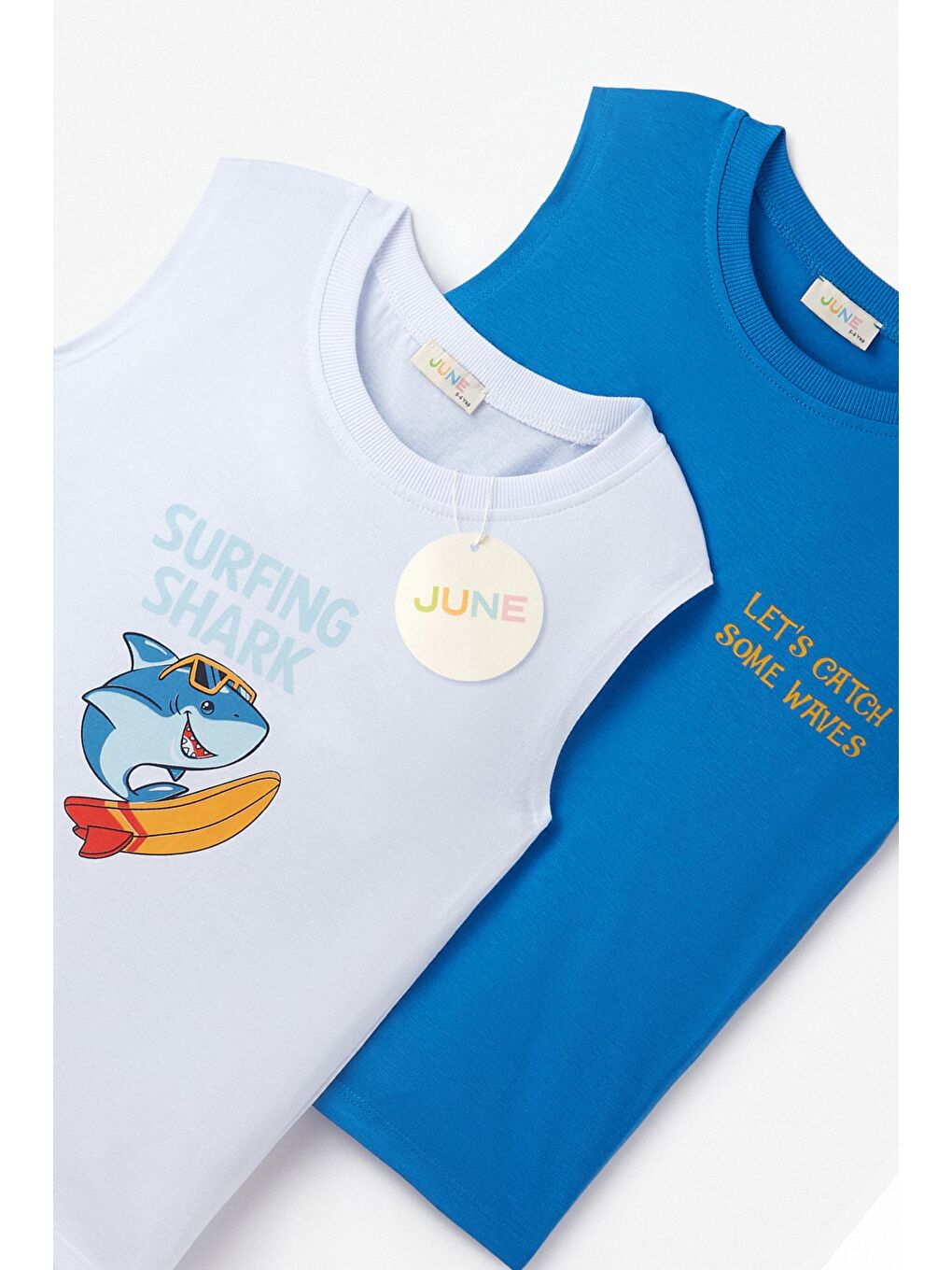 Beyaz Erkek Çocuk 2li Atlet-3