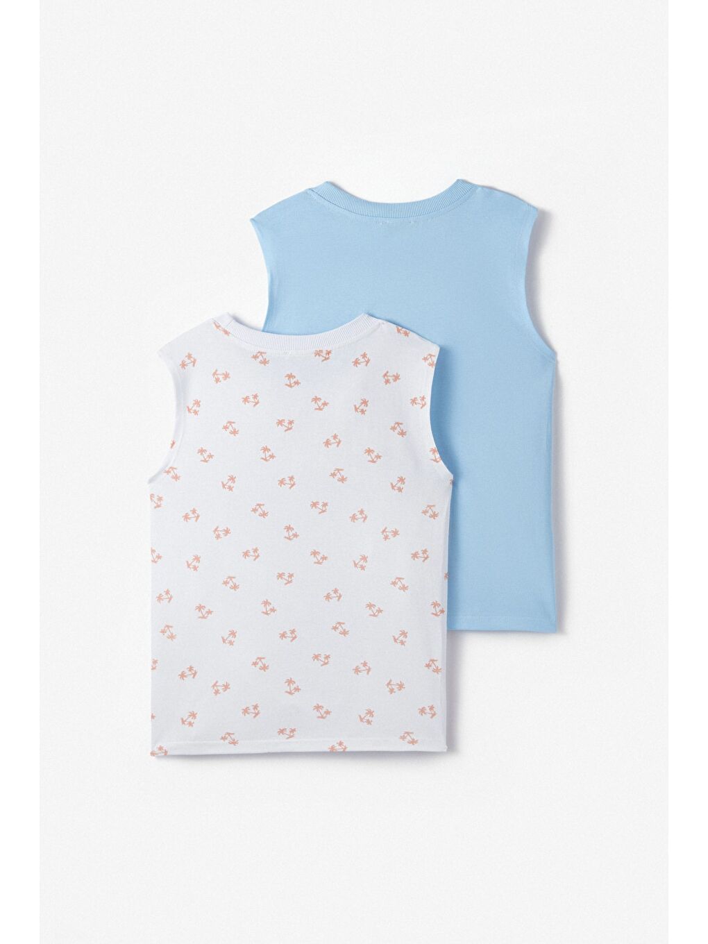 Beyaz Erkek Çocuk 2li Atlet-1