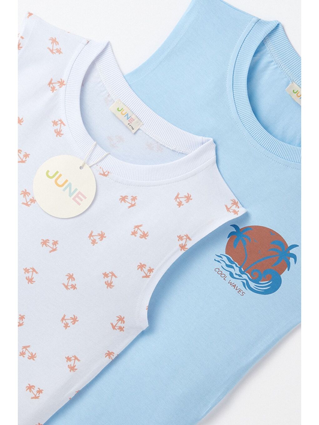 Beyaz Erkek Çocuk 2li Atlet-3