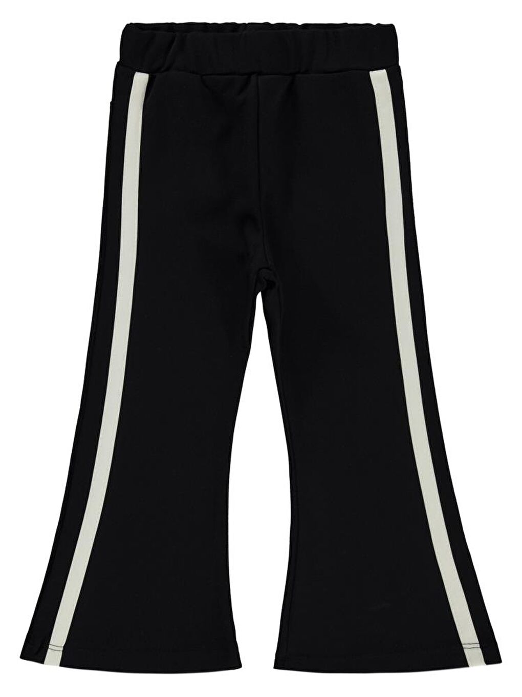 Siyah Girls Yanı Şeritli 2-5 Yaş Tayt-1