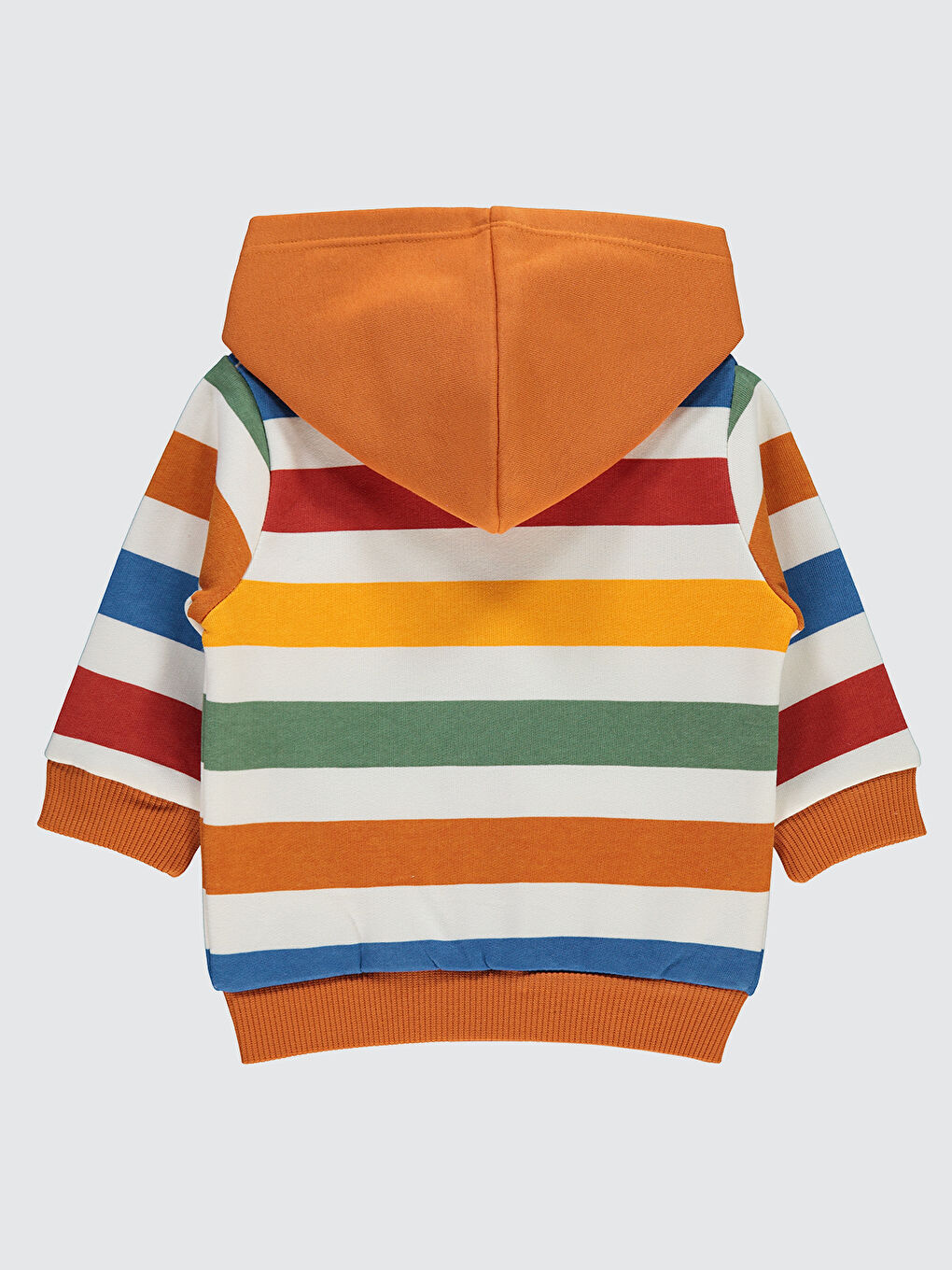 Turuncu Baby Erkek Bebek Kapüşonlu Hırka 6 18 Ay Bal Kabağı-1