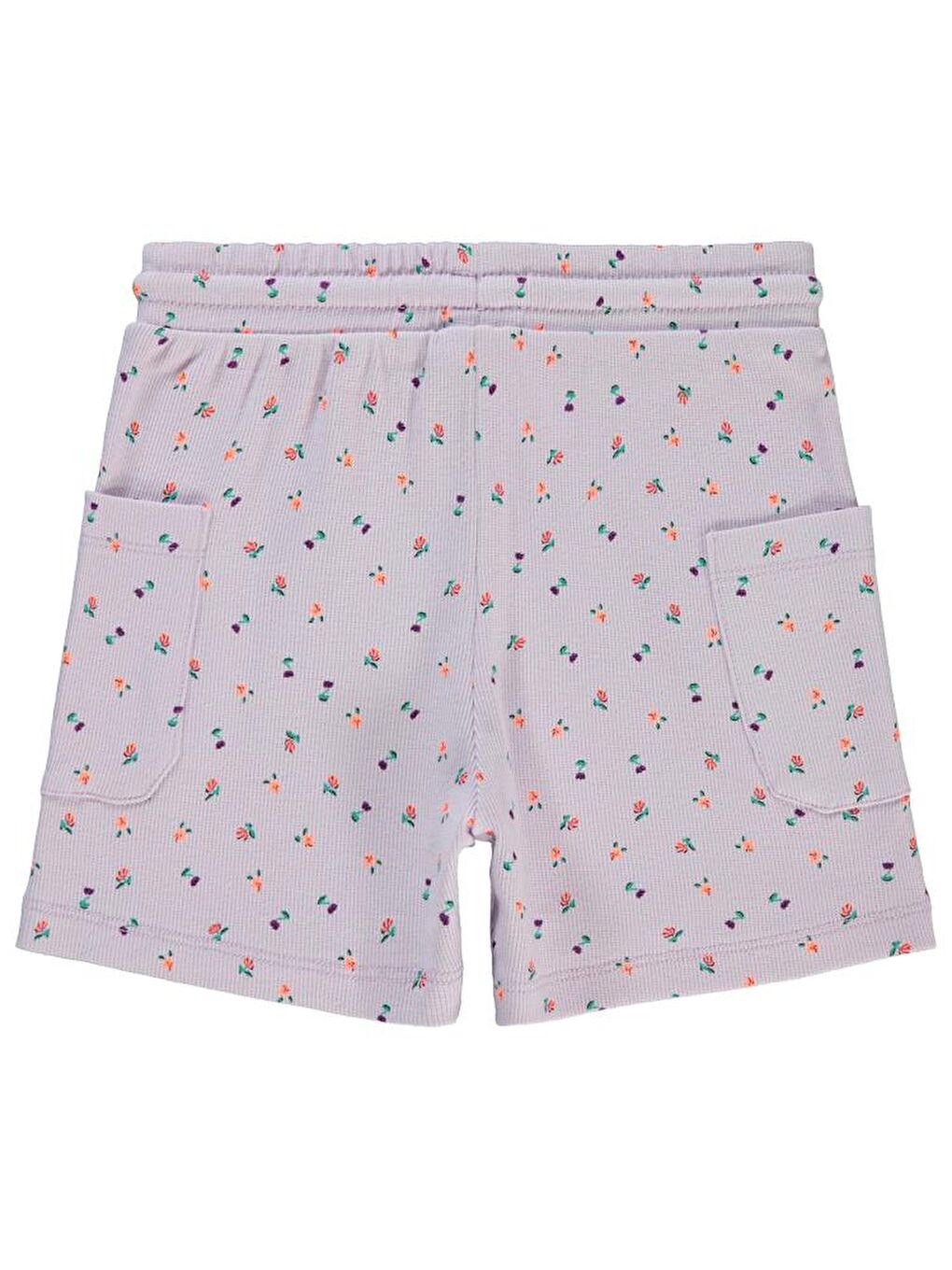 Lila Girls Lale Baskılı 6-9 Yaş Şort-1