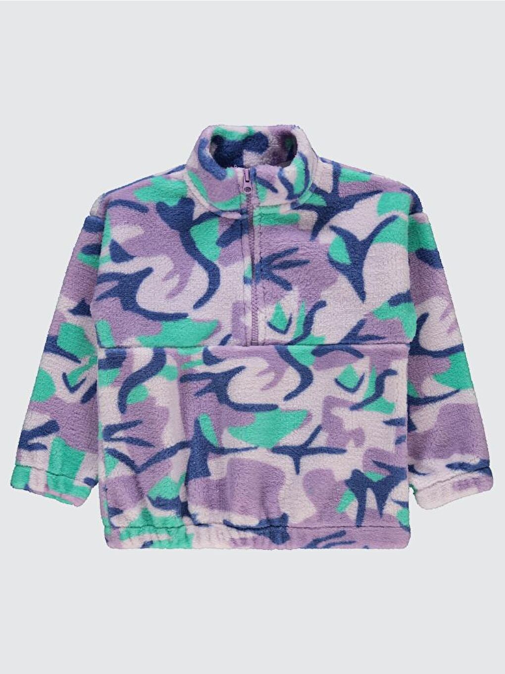 Lila Girls Soyut 10-13 Yaş Sweatshirt-1