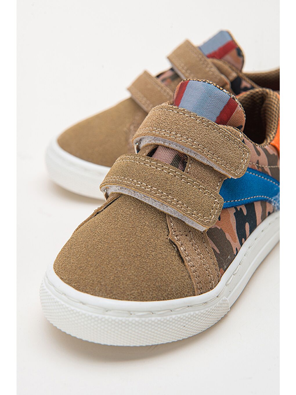 Bej Erkek Çocuk Vizon Sneaker Ayakkabı-1