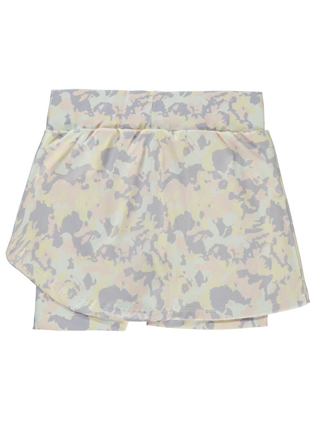 Lila Girls Kamuflaj Baskılı 2-5 Yaş Şort