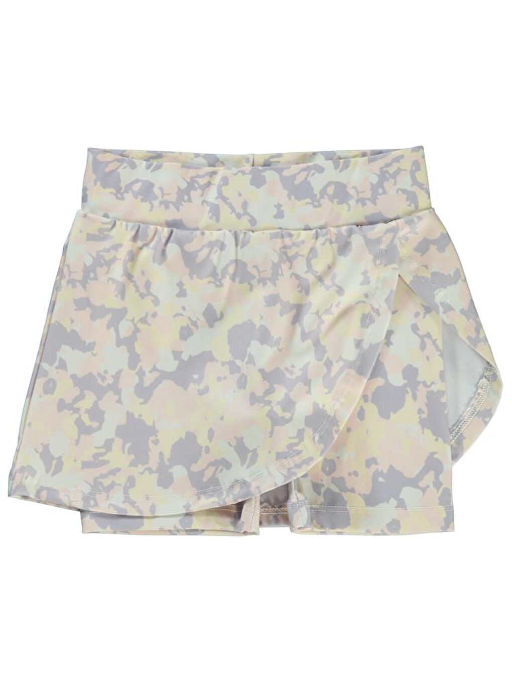 Lila Girls Kamuflaj Baskılı 2-5 Yaş Şort-2