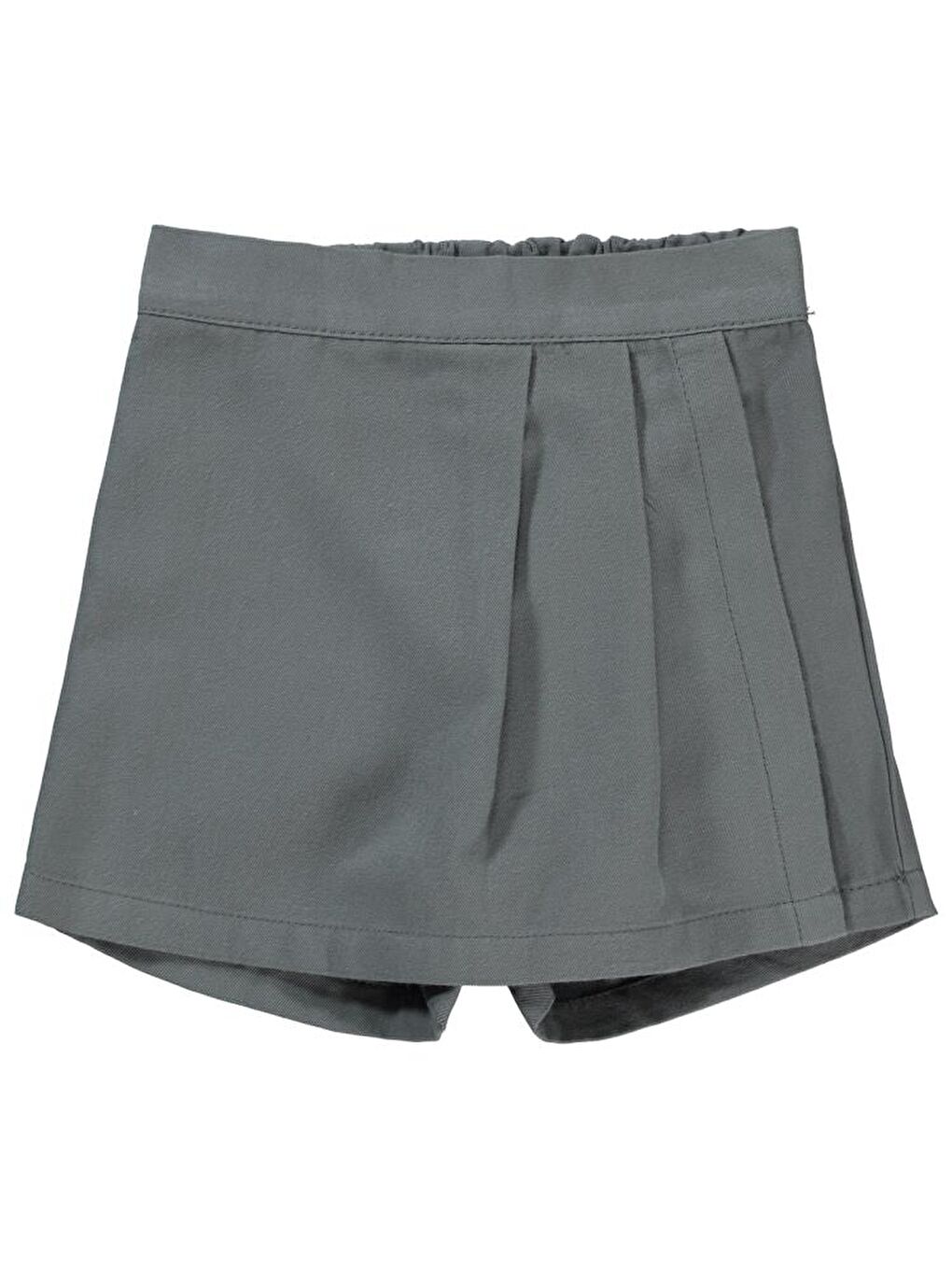 Gri Girls Pileli 10-13 Yaş Şort