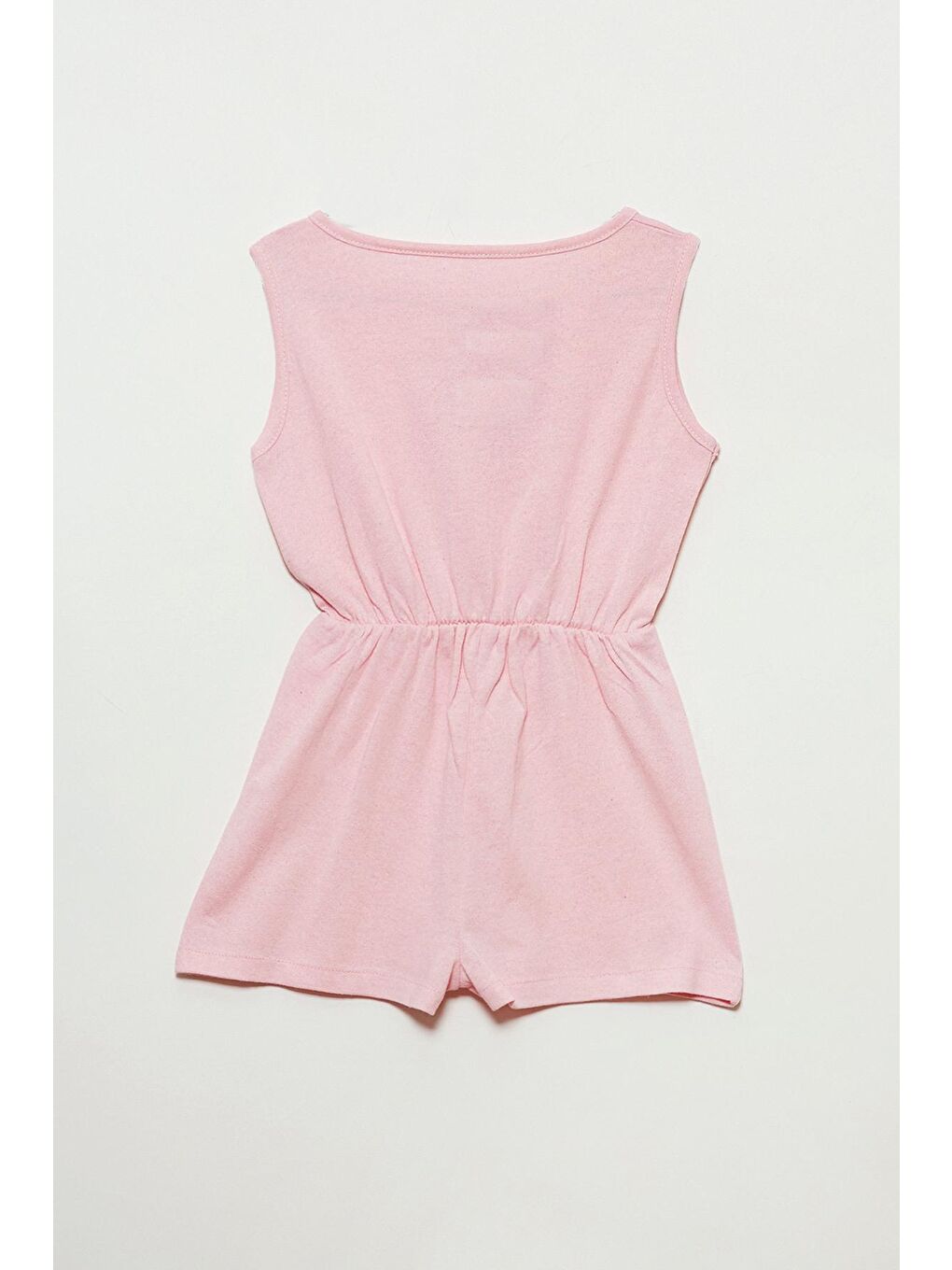 Pembe Şortlu Kız Çocuk Tulum-1