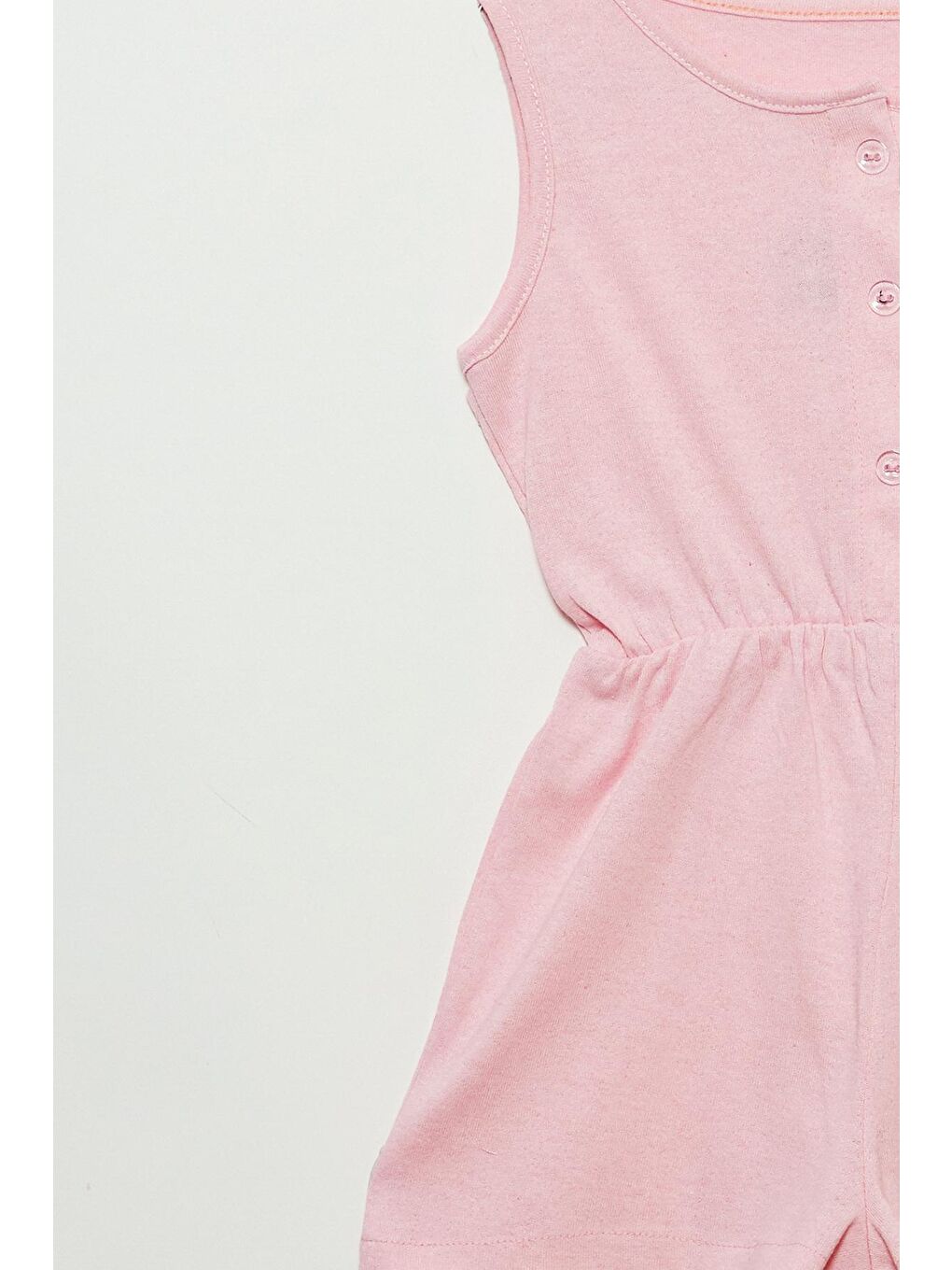 Pembe Şortlu Kız Çocuk Tulum-3