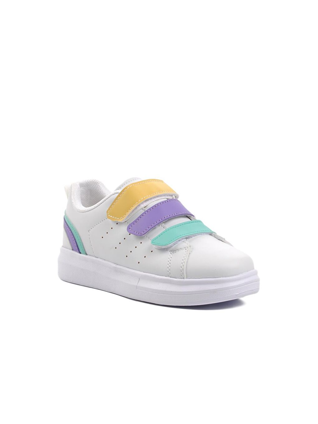 Arel-F Beyaz-Pudra Çocuk Spor Ayakabı-2