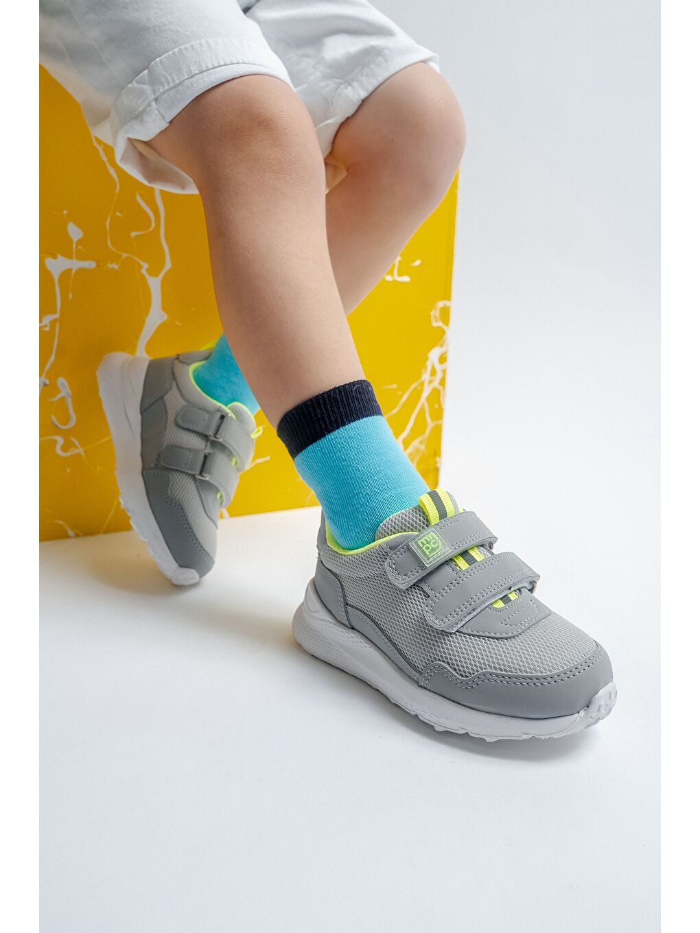 Erkek Çocuk Gri Spor Ayakkabı-1