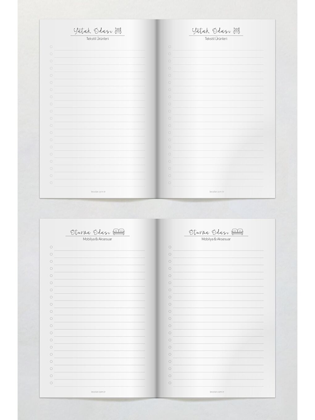 LE COLOR Çeyiz Planlayıcı Defter - 2