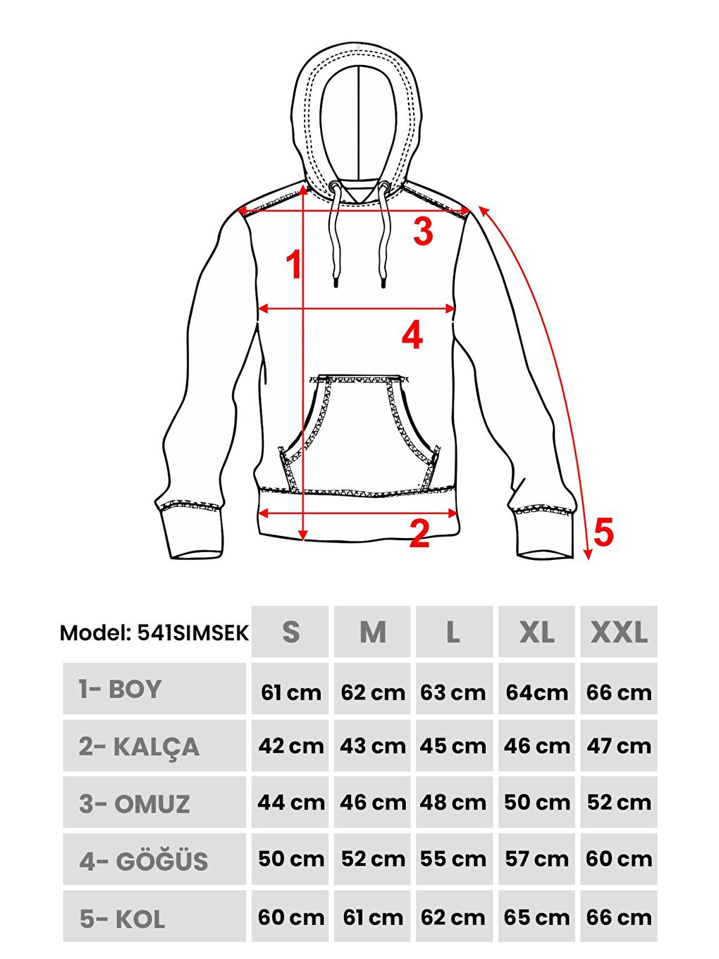 Lacivert Pamuklu Baskılı Kanguru Cepli Kapüşonlu Sweat 541SIMSEK-4