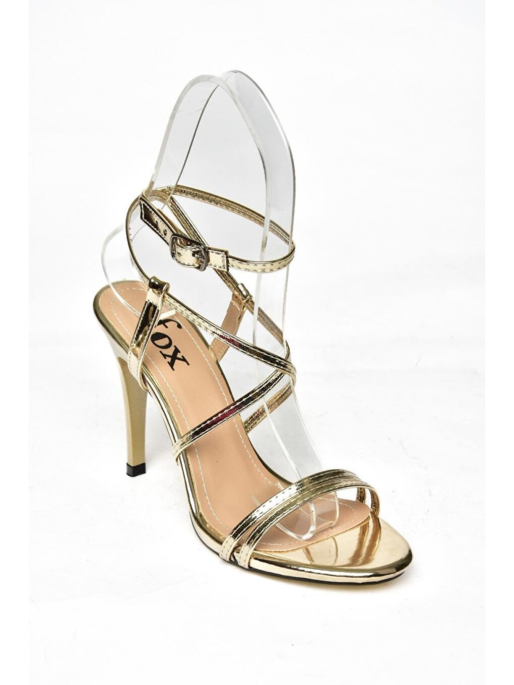 Sarı S9970663 Altın Kadın Topuklu Ayakkabı