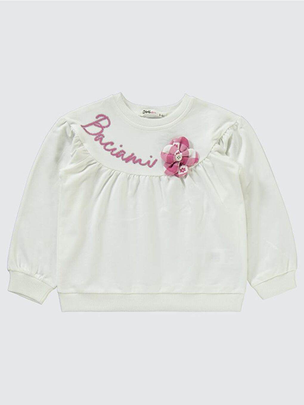 Ekru Girls Roba Büzgülü 2-5 Yaş Takım