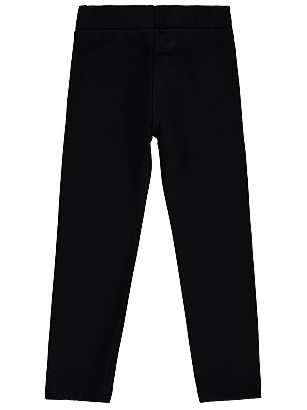 Siyah Girls Simli Şeritli 6-9 Yaş Tayt-2