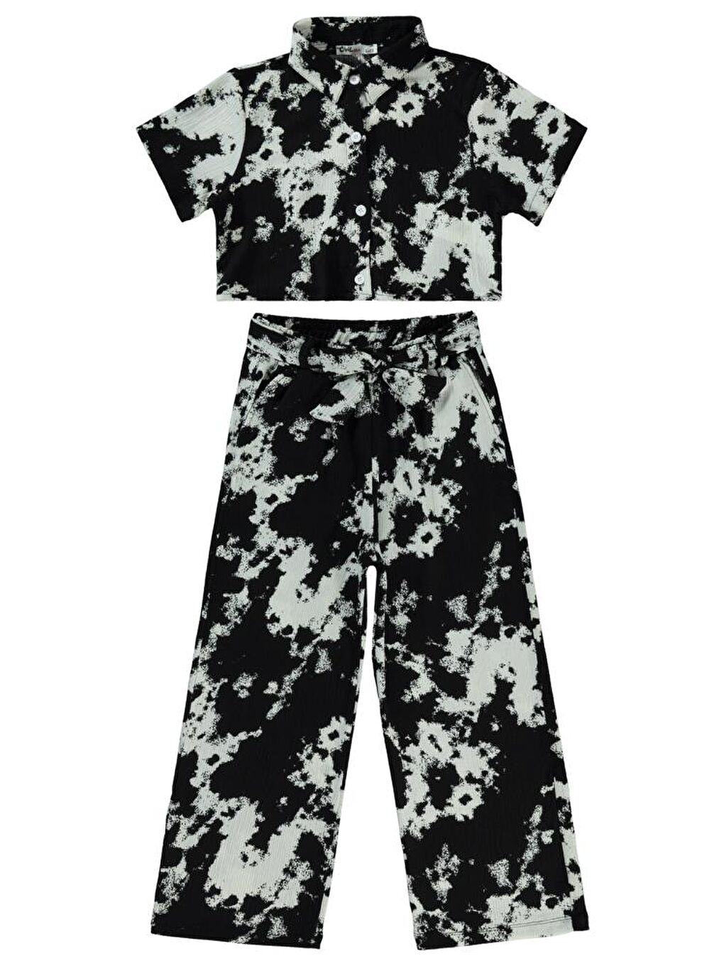 Siyah Girls Batik 6-9 Yaş Takım-1