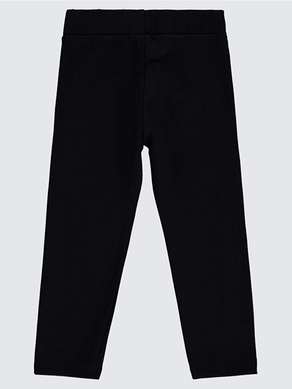 Siyah Girls Simli Şeritli 2-5 Yaş Tayt