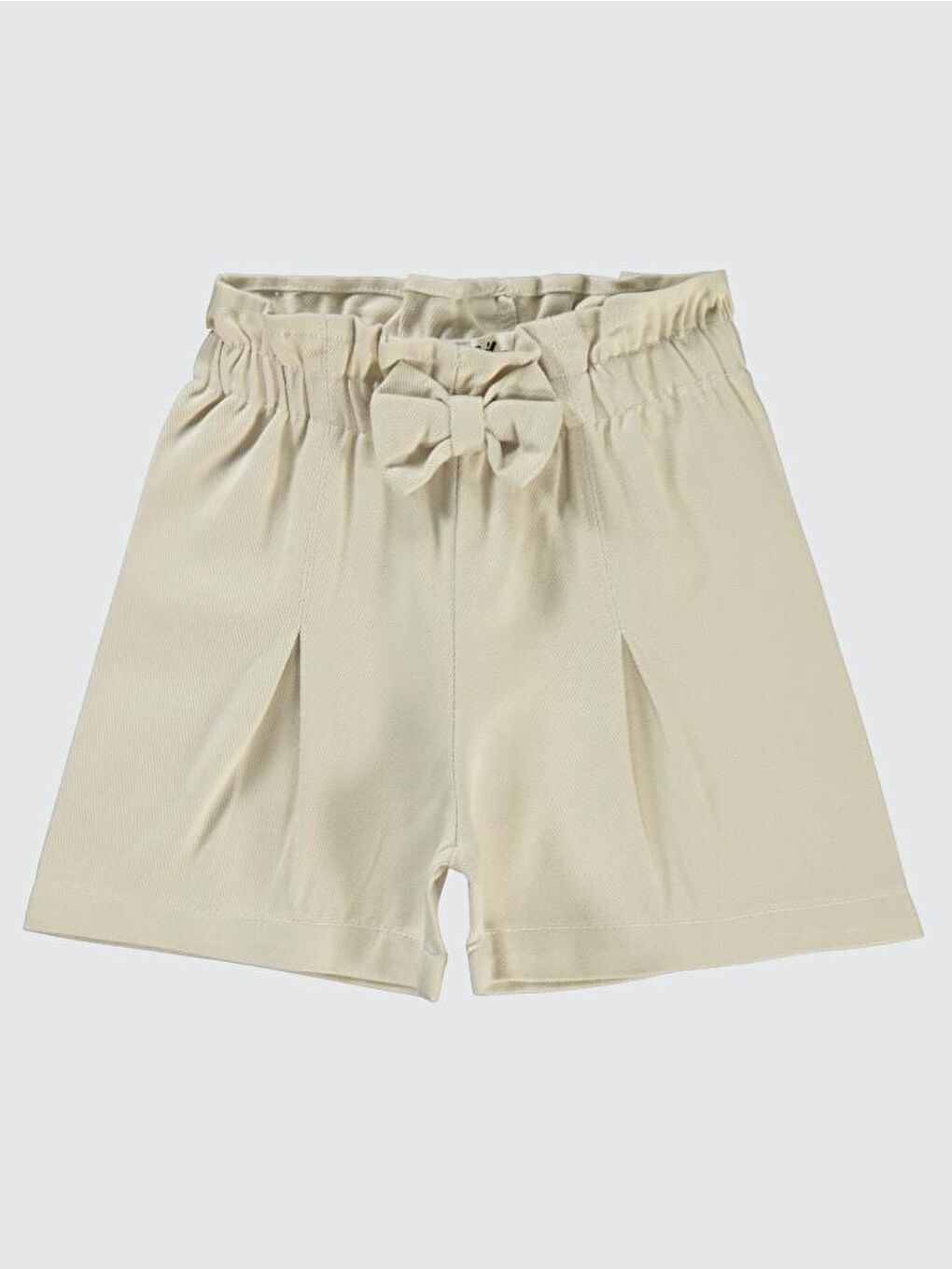 Bej Girls Bel Fırfırlı 2-5 Yaş Şort
