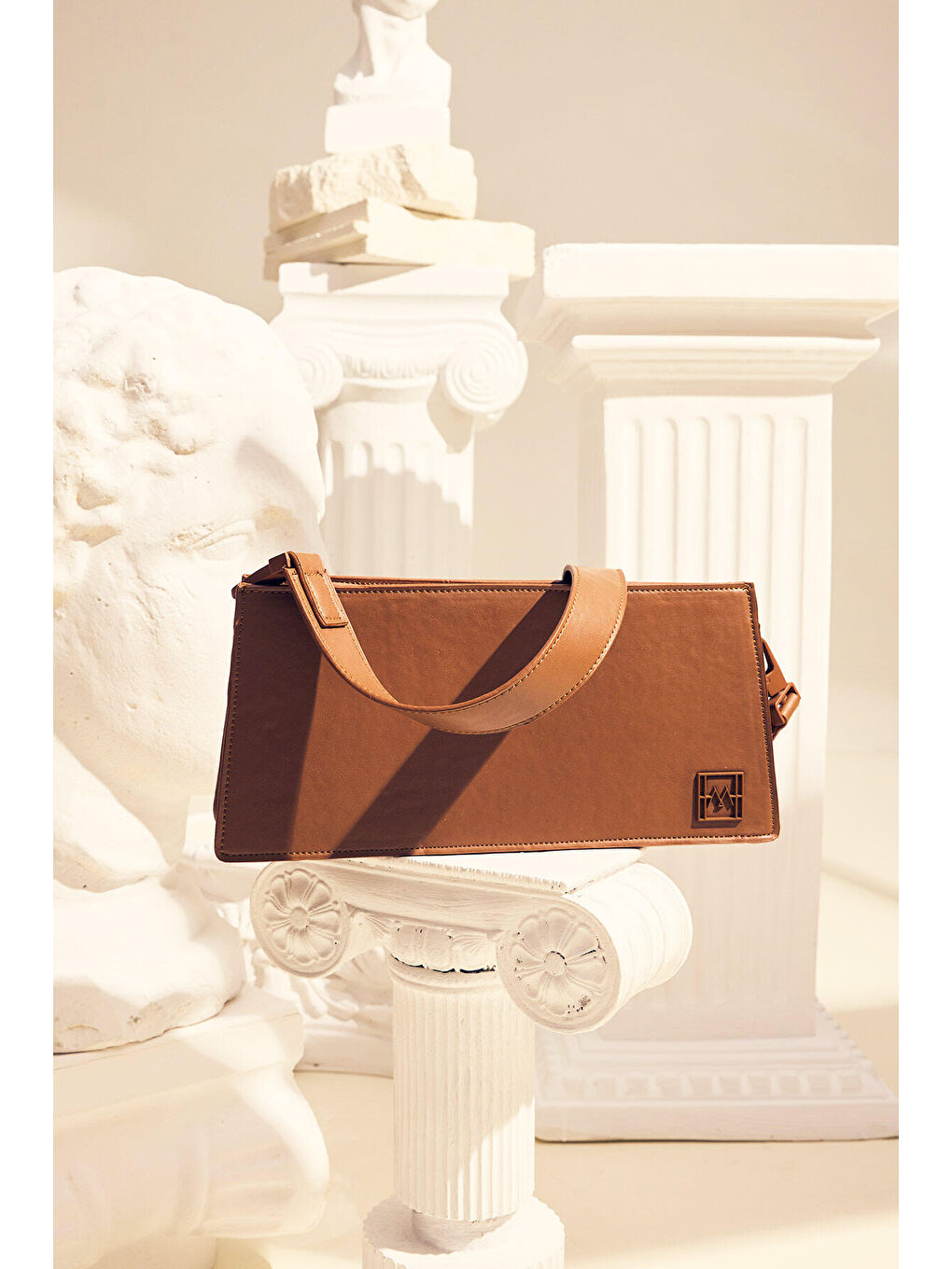 Kahverengi Mılano Omuz Çantası Taba