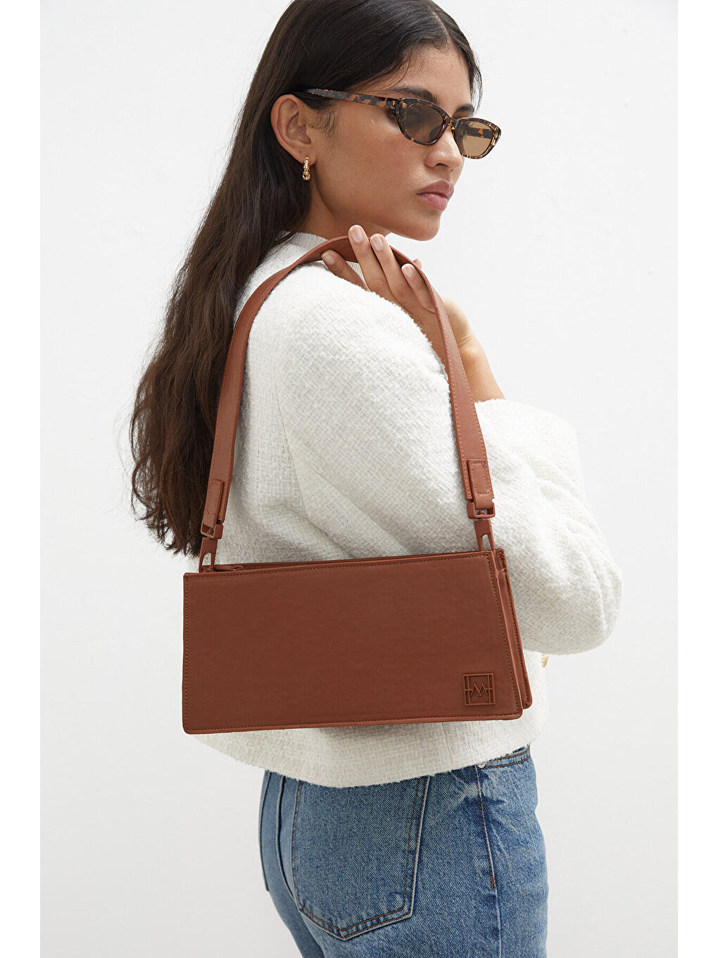 Kahverengi Mılano Omuz Çantası Taba-1