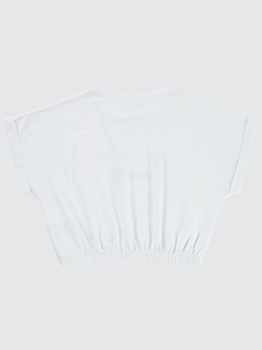 Beyaz Girls Leave Your Trace Baskılı 10-13 Yaş Tişört