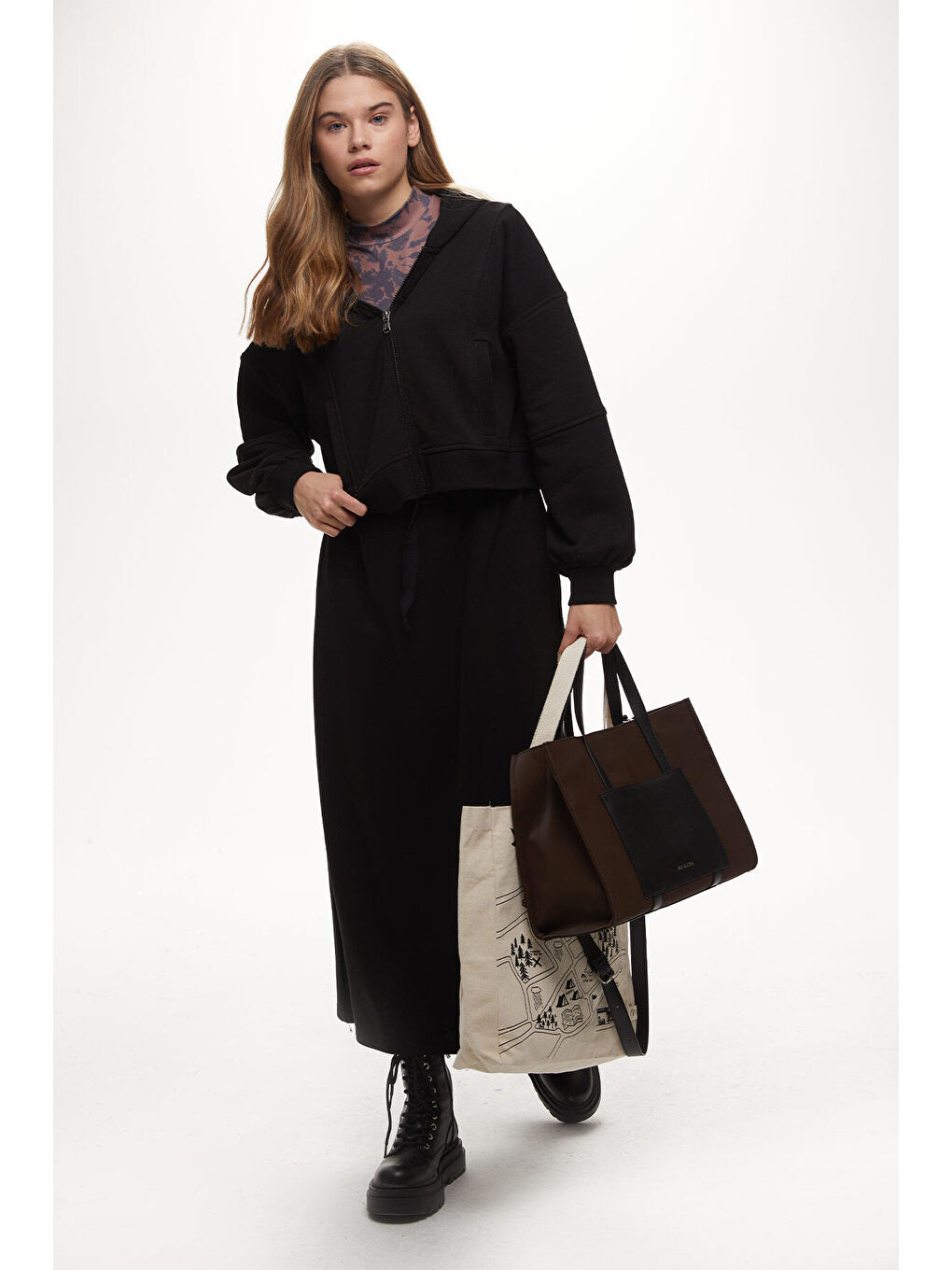 Urban Tote Çanta Kahverengi-2