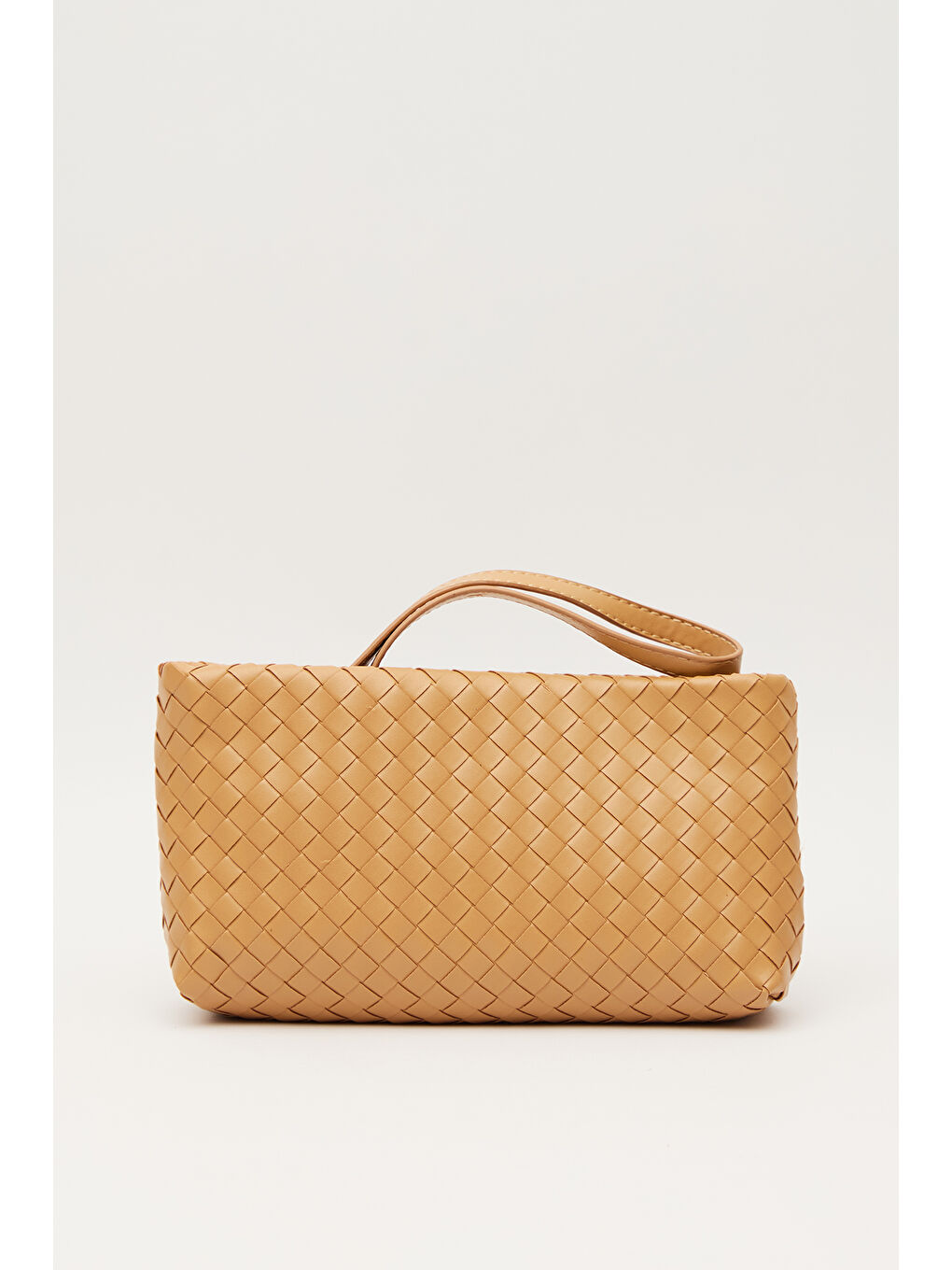 Kahverengi Frances Örgü Baget Çanta Sütlü Kahve-2