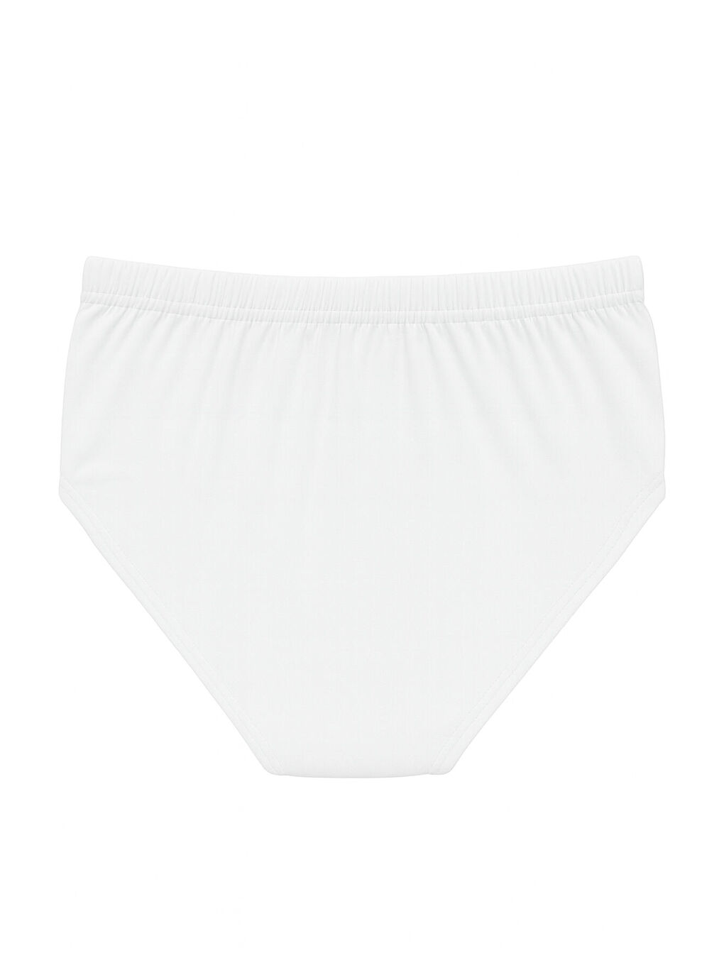 Erkek Çocuk %100 Pamuklu Süprem Esnek Rahat Külot | Beyaz K0710-1