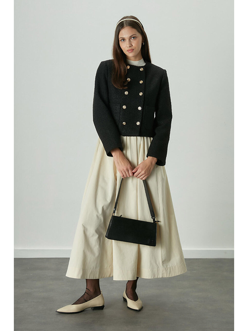 Mılano Omuz Çantası Siyah-3