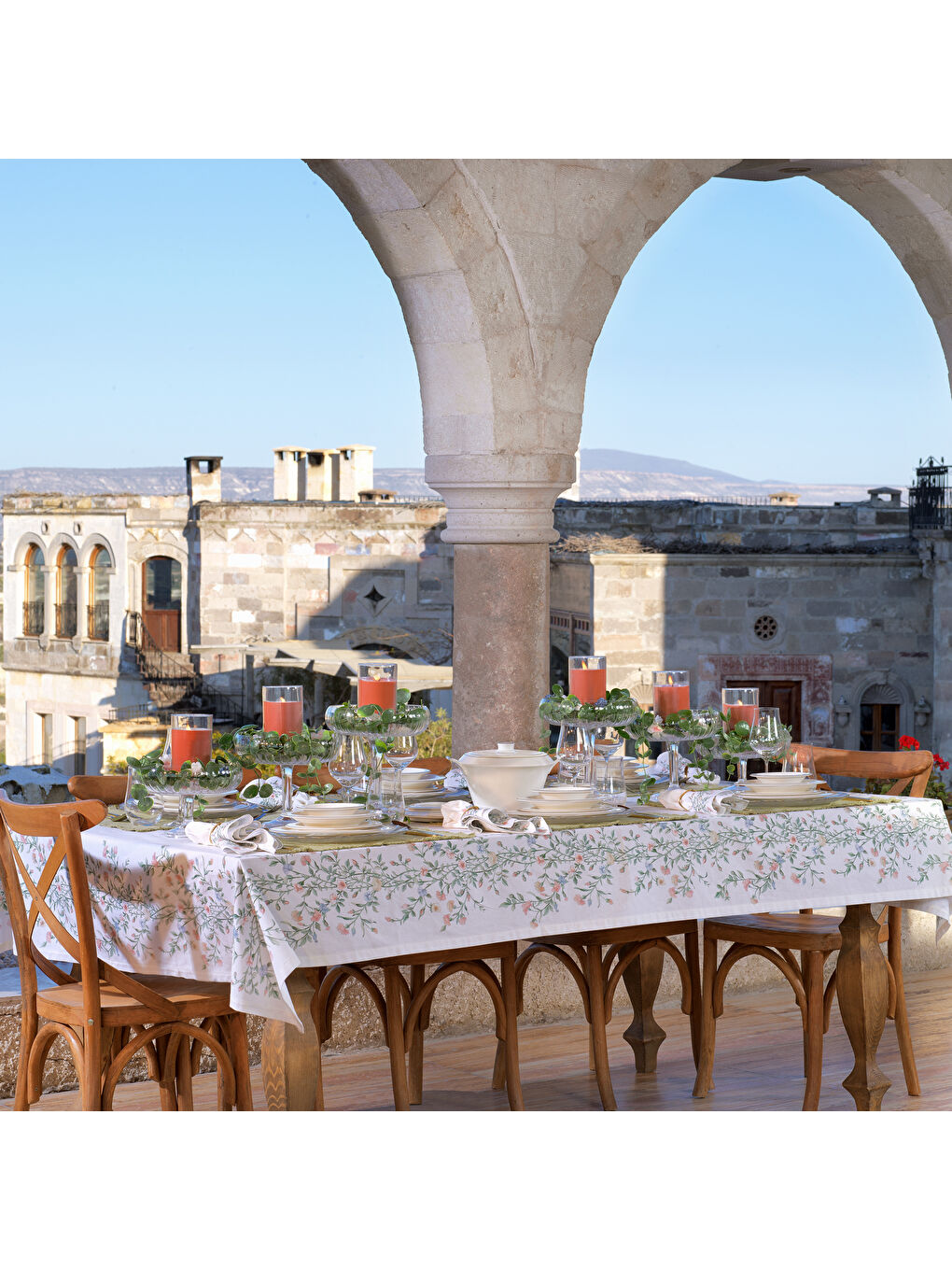 Sarı Tılsım Timeless Yemek Takımı 60 Parça-Gold-1