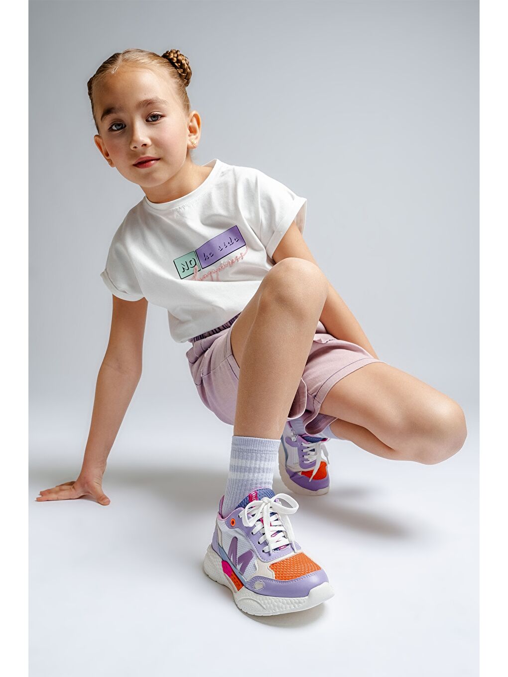 Kız Çocuk Lila Günlük Spor Ayakkabı