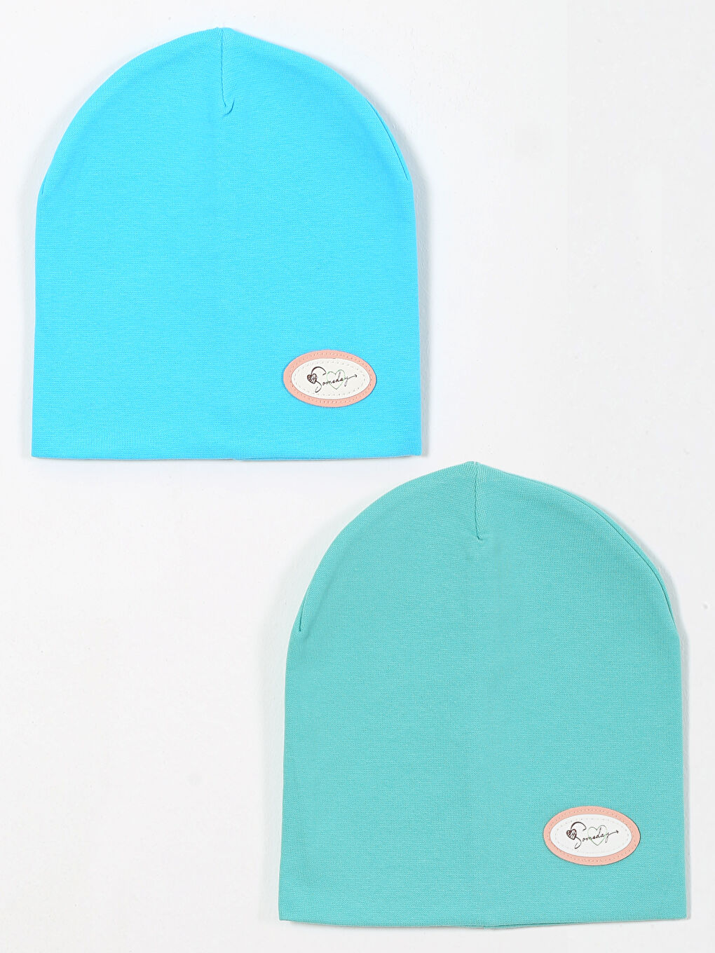 Yeşil Kız Çocuk Bere 2'li