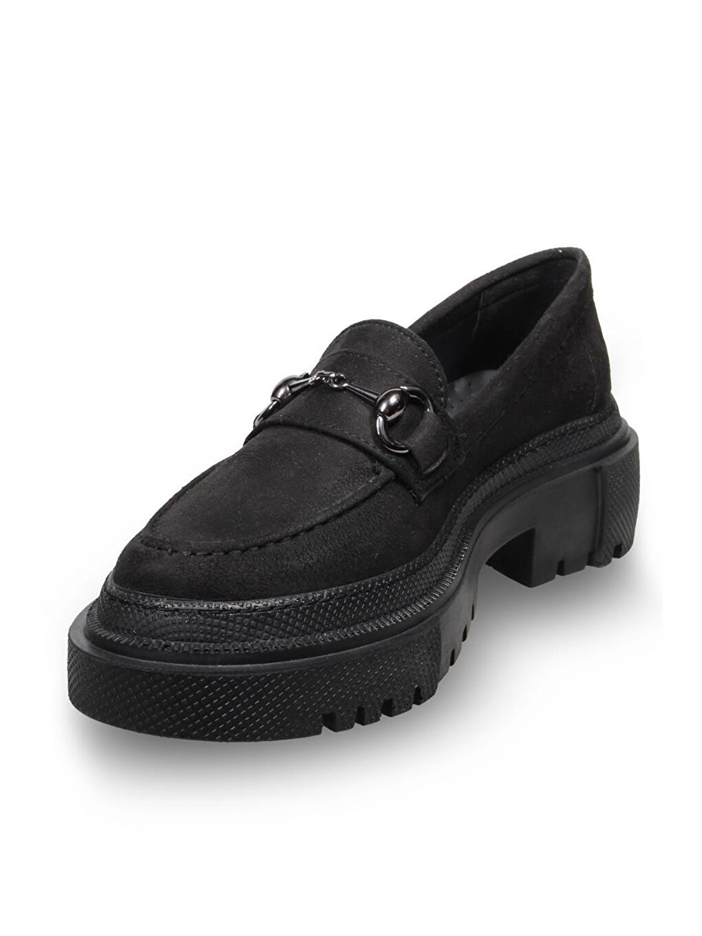 Kadin Siyah-süet Casual Ayakkabı-1