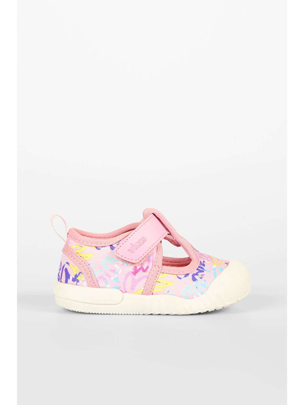 Darida Desenli Kız Bebek Pembe Günlük Ayakkabı