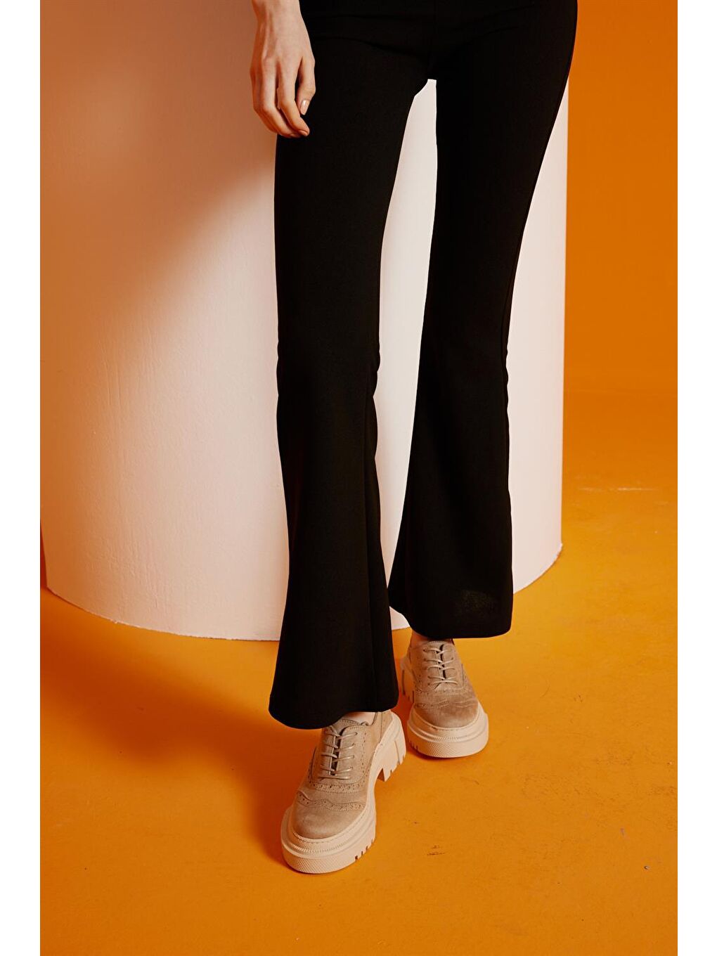 Ekru Kadin Bej Casual Ayakkabı-2