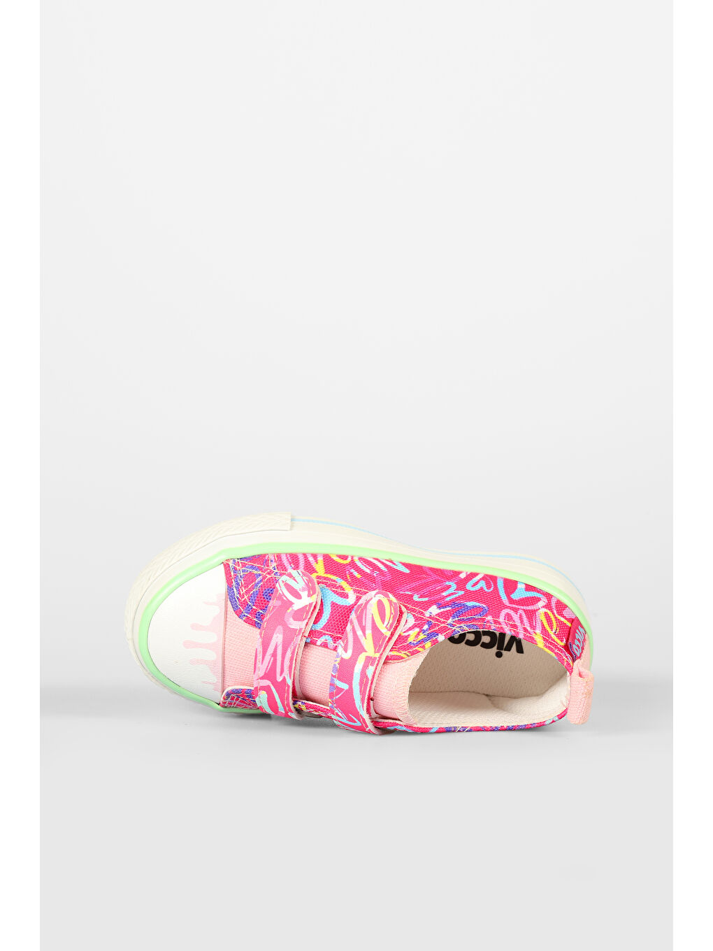Done Desenli Kız Bebek Fuşya Sneaker-5