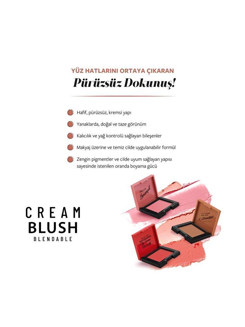 LC WAIKIKI Renksiz Cream Blush - Krem Allık 42 Rosery - 7