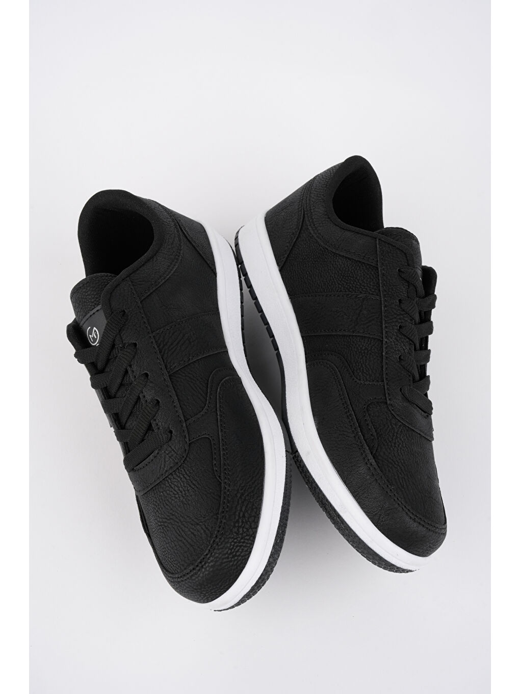 Siyah JOEL Erkek Günlük Casual Bağcıklı Sneaker Spor Ayakkabı-2