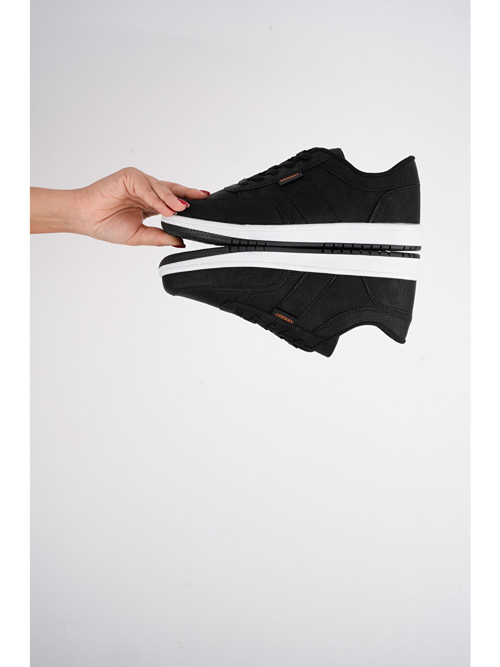 Siyah JOEL Erkek Günlük Casual Bağcıklı Sneaker Spor Ayakkabı-8