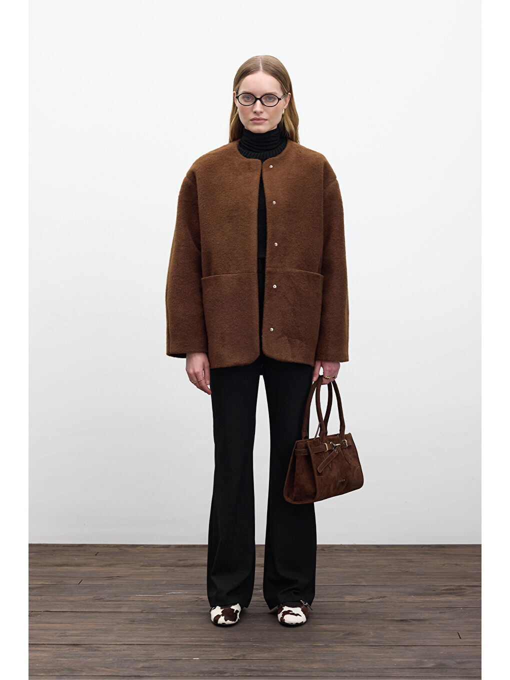 Kahverengi Cepli Kaşe Kaban Çikolata-5