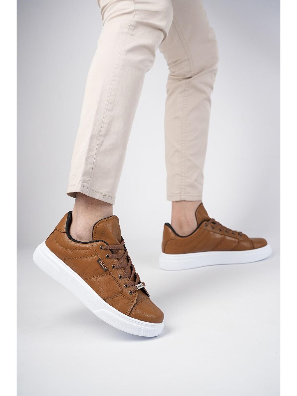 Kahverengi Volar  Erkek Günlük Casual Sneaker Rahat ve Tarz Spor Ayakkabı-4