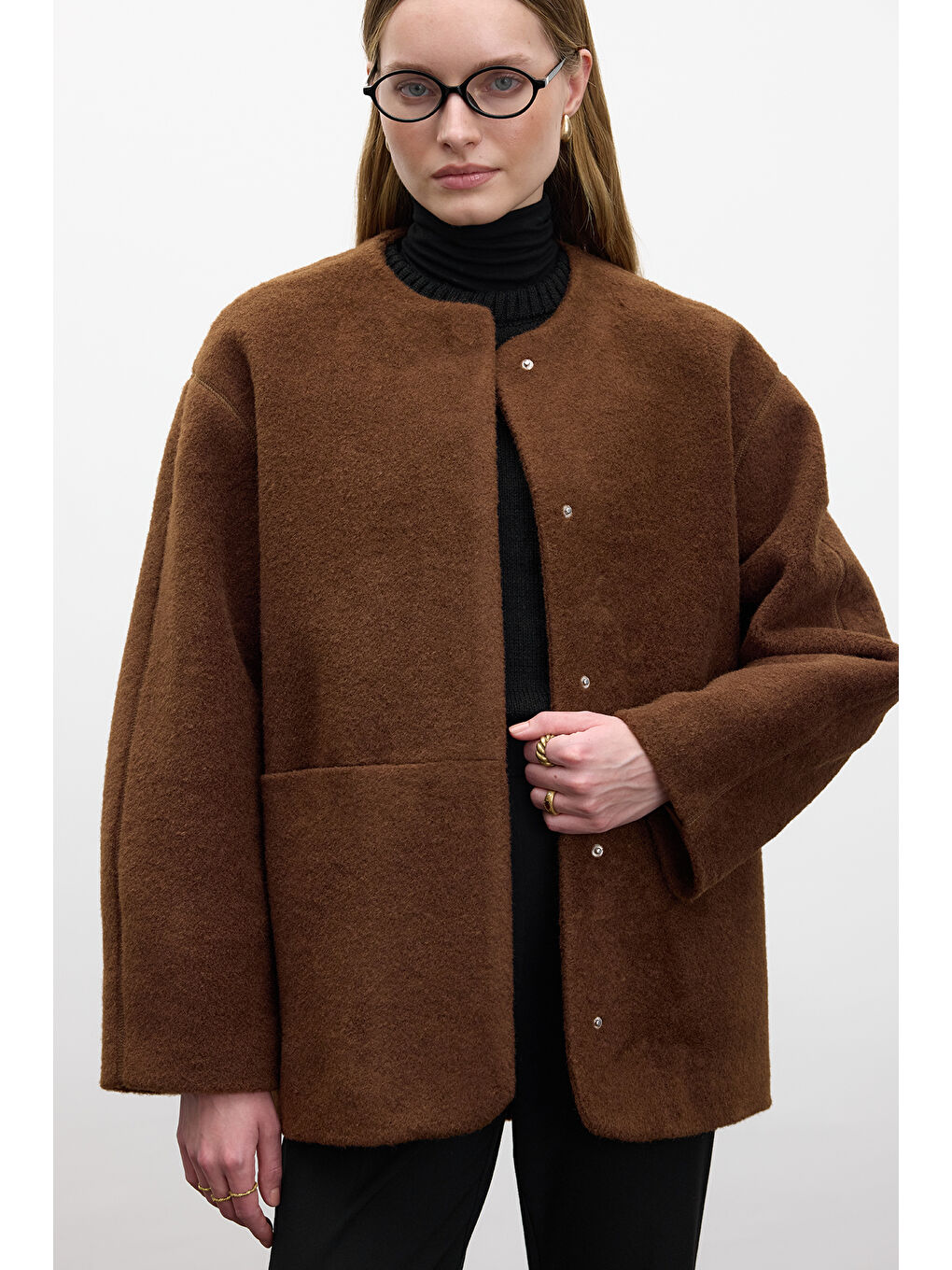 Kahverengi Cepli Kaşe Kaban Çikolata-6