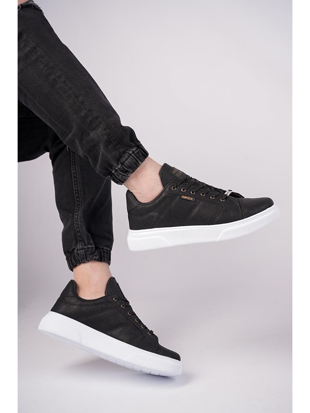 Muggo Siyah Volar  Erkek Günlük Casual Sneaker Rahat ve Tarz Spor Ayakkabı - 2